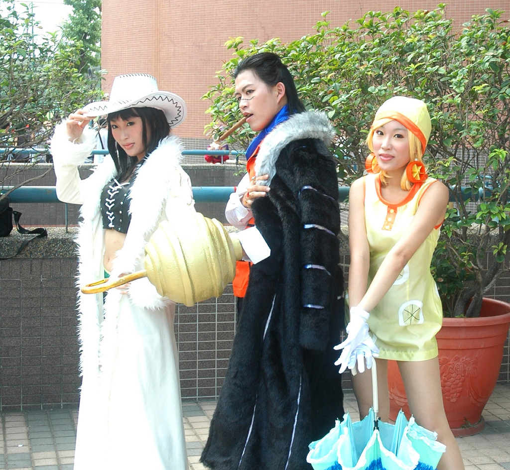 Schon bald offizieller Untersuchungsgegenstand?: als Figuren aus dem Manga «One Piece» verkleidete Cosplayer in Taipei.