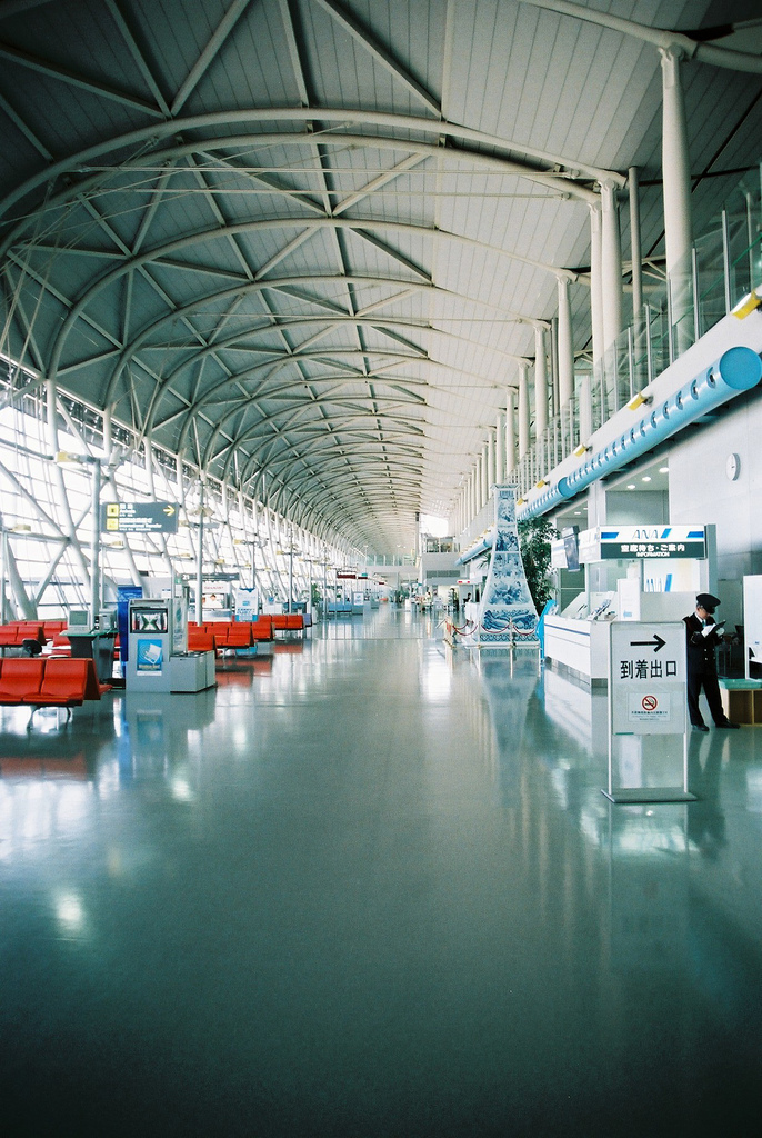 Leere Hallen soweit das Auge reicht: Der Flughafen Kansai ist zu wenig ausgelastet.