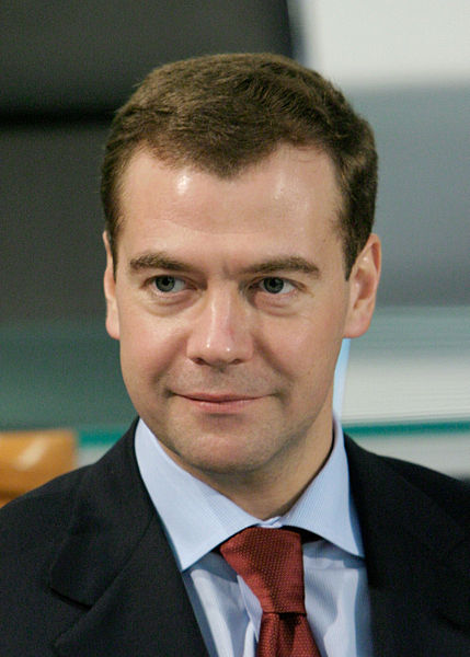 Der Anfang einer neuen Freundschaft: Dimitri Medwedew zeigt sich lösungsbereit.