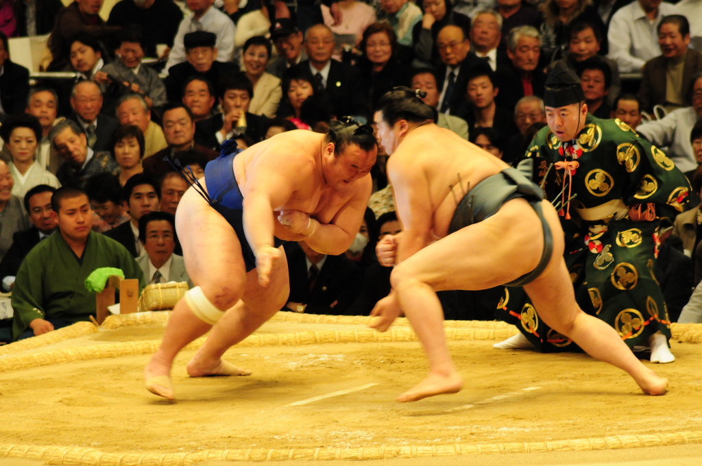Sumo-Turnier in Osaka.