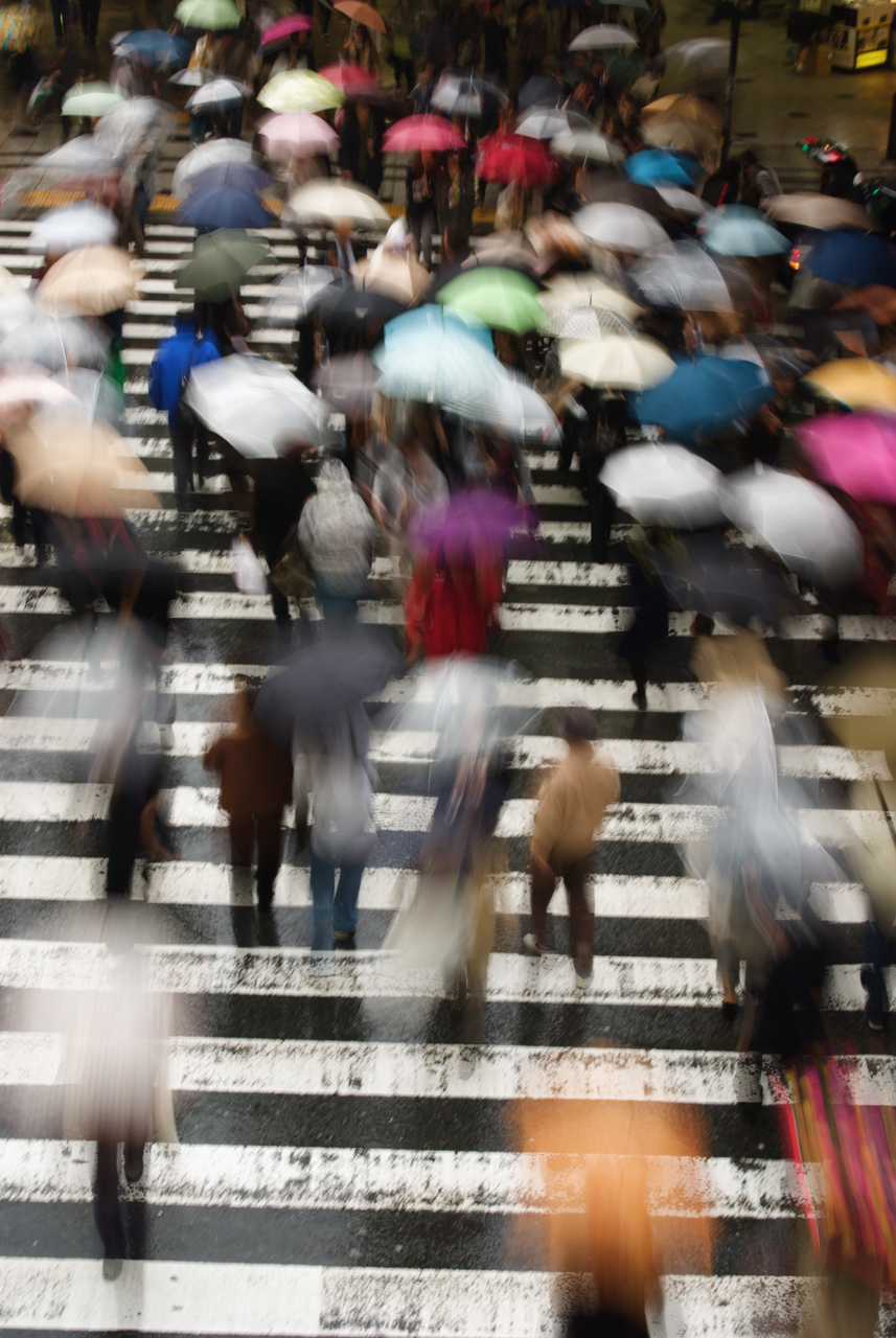 Regenschirme in Umeda, Osaka.