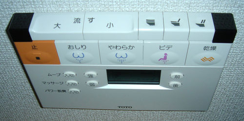 Ein Knopf-Paradies: Die Bedienung einer japanischen Toilette.