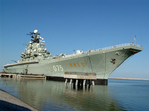 Anschauungsmaterial: Auch den ehemals sowjetischen Flugzeugträger Kiev hat China 2004 erworben.