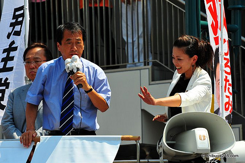 Hat alles im Griff: Naoto Kan bleibt Vorsitzender der japanischen Regierungspartei.