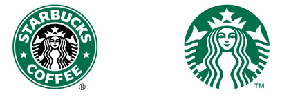 Das Logo 1992 (links) und heute