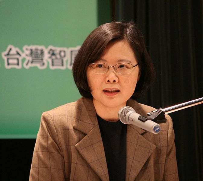 Bald schon eine Frau an der Spitze? Spitzenkandidatin Tsai Ing-wen