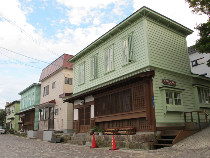 Historische Gebäude in Hakodate.