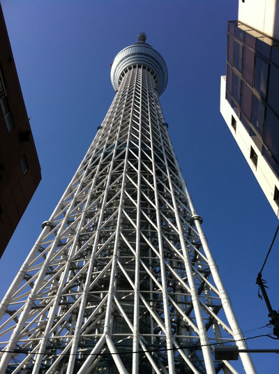 634 Meter hoch ist Tokios neuer Fernsehturm.