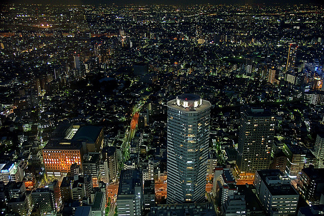 Eine Skyline ohne Atomstrom? Die Lichter von Tokio.