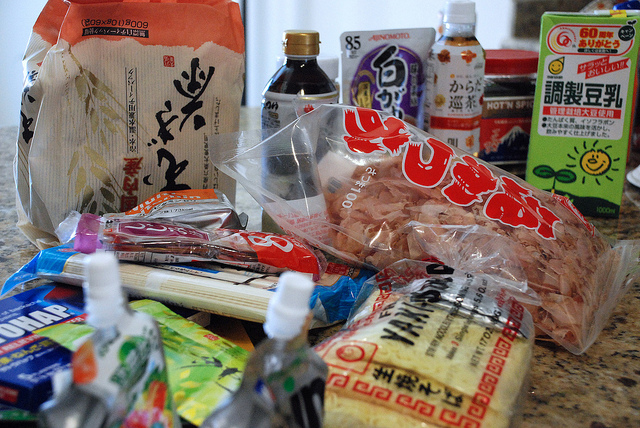 Japanische Lebenmittel aus dem Importmarkt.