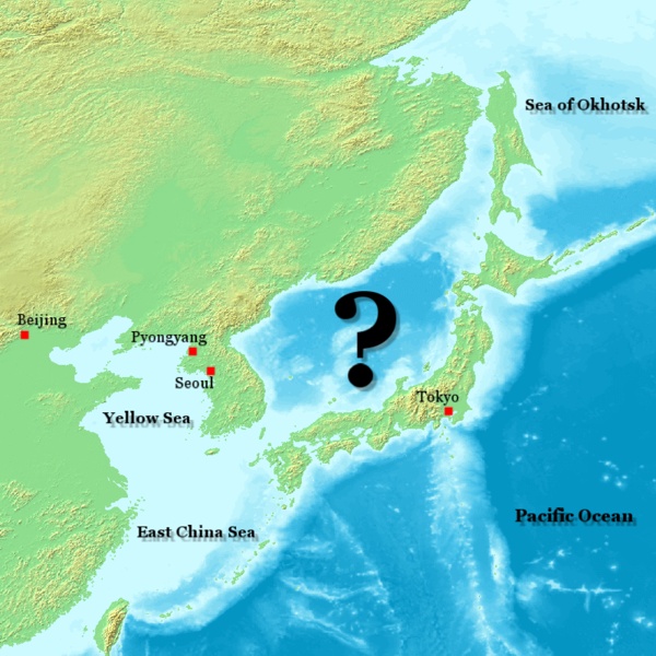 Um den Namen dieses Gewässers zanken sich Seoul und Tokio.