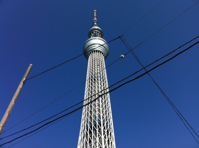Bis ganz nach oben: Der Tokyo Sky Tree.