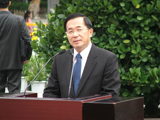 Chen Shui-bian als er noch Präsident Taiwans war.