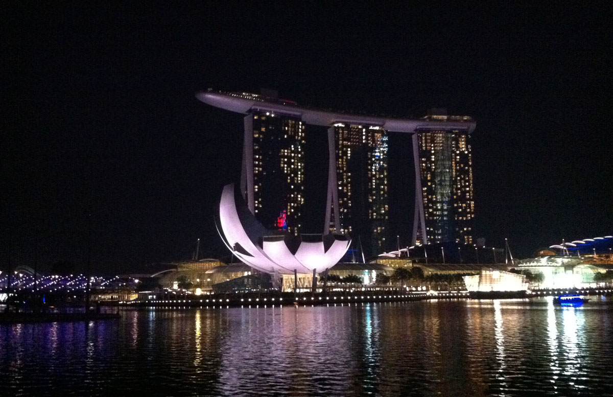 Mehr als ein Casino: Das Marina Bay Sands in Singapur.
