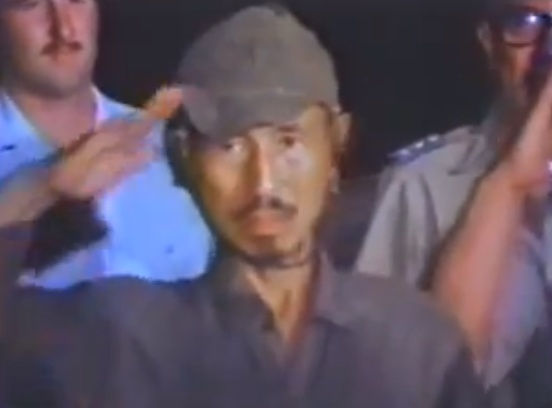 Hiroo Onoda im Jahr 1974, als er sich ergab.