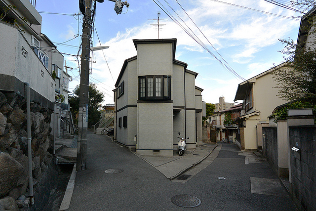Ein Haus in Japan.