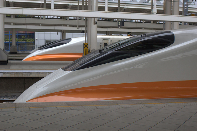 Ein bisschen wie in Japan: Der taiwanische Hochgeschwindigkeitszug basiert auf der Shinkansen-Technologie.