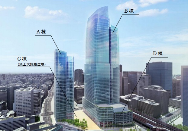 So soll das neue Areal beim Bahnhof Tokio dereinst aussehen.
