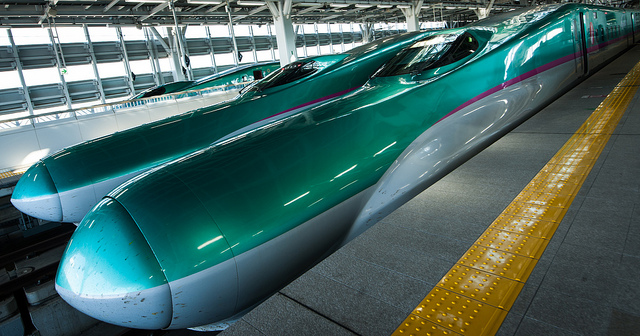 Der Hayabusa-Shinkansen fährt ab nächstem Jahr bis nach Hakodate.