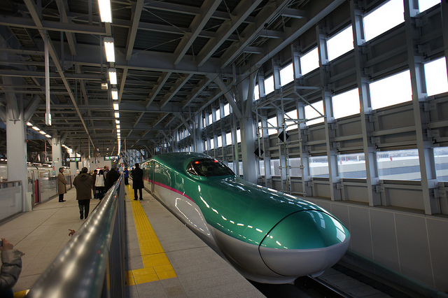 Der Hayabusa-Shinkansen fährt ab nächstem Jahr bis nach Hakodate.