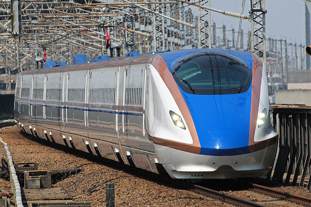 Der Hokuriku-Shinkansen wird dereinst von Tokio über Nagano und Kanazawa bis nach Kyoto/Osaka fahren.