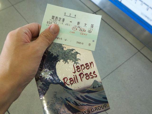 Der Japan Rail Pass ermöglicht auch eine kostenlose Reservation der Sitzplätze.