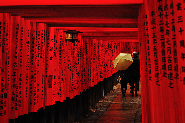Ein Touristenmagnet: Der Fushimi-Inari-Schrein in Kyoto.