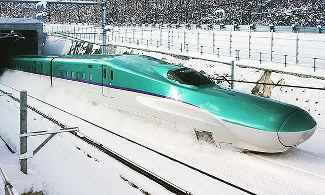 Der Hokkaido-Shinkansen.