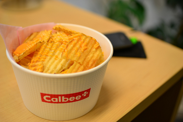 Ein japanischer Klassiker: Calbee Chips.