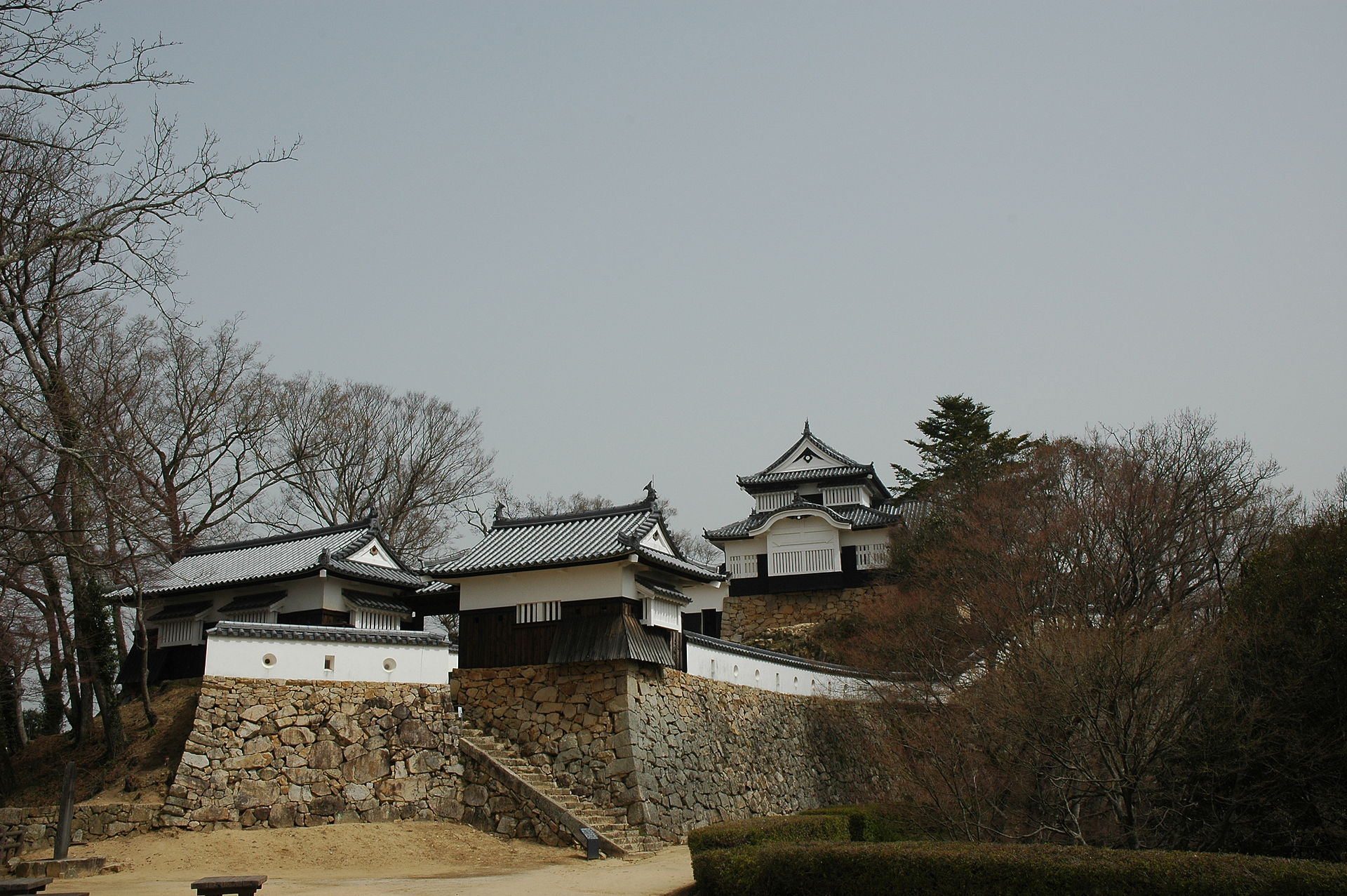 Die Bitchu-Matsuyama-Burg, auch Takahashi-Burg genannt.