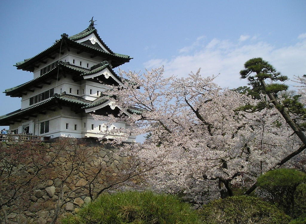 Die Burg von Hirosaki.