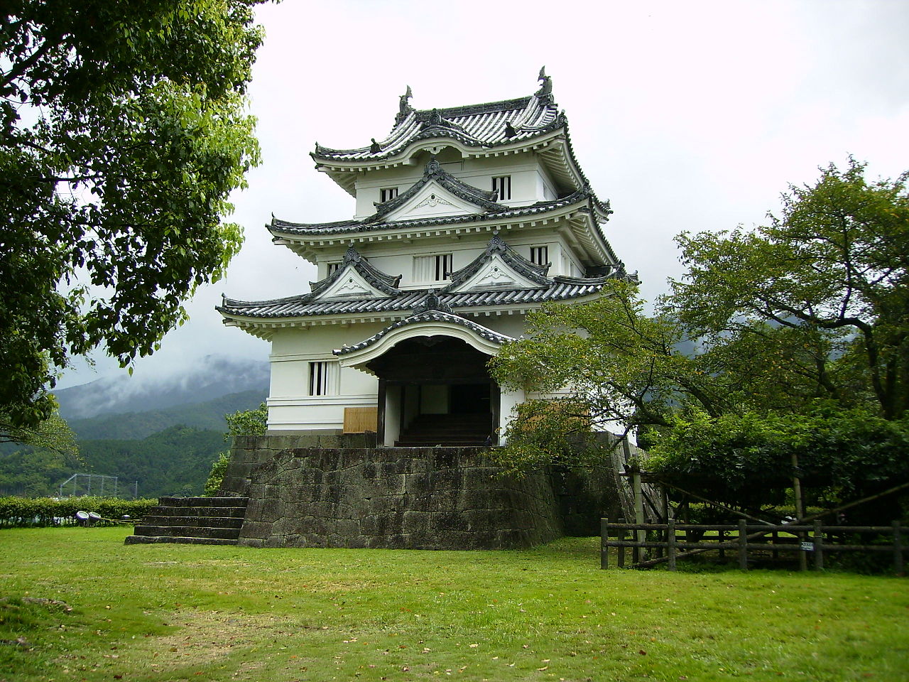 Die Burg von Uwajima.
