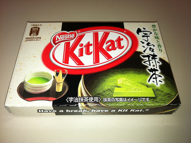 Kit Kat mit Matcha aus Uji.