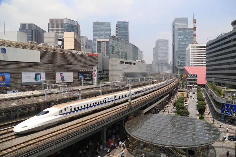 Ein Highlight einer Japan-Reise: Die Fahrt im Shinkansen.