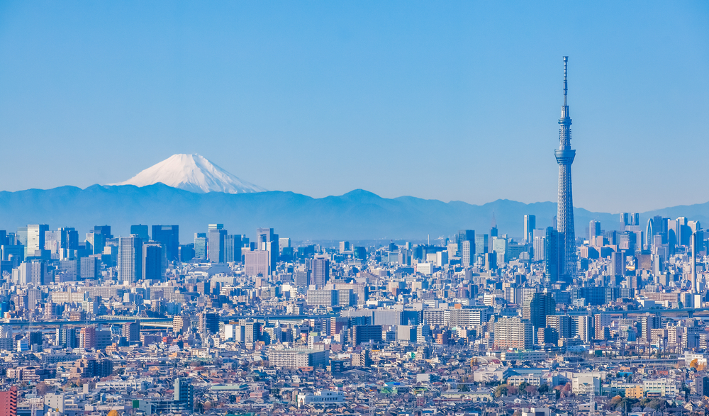 Die Metropole Tokio: Nicht überall in Japan hat es so viele Menschen.