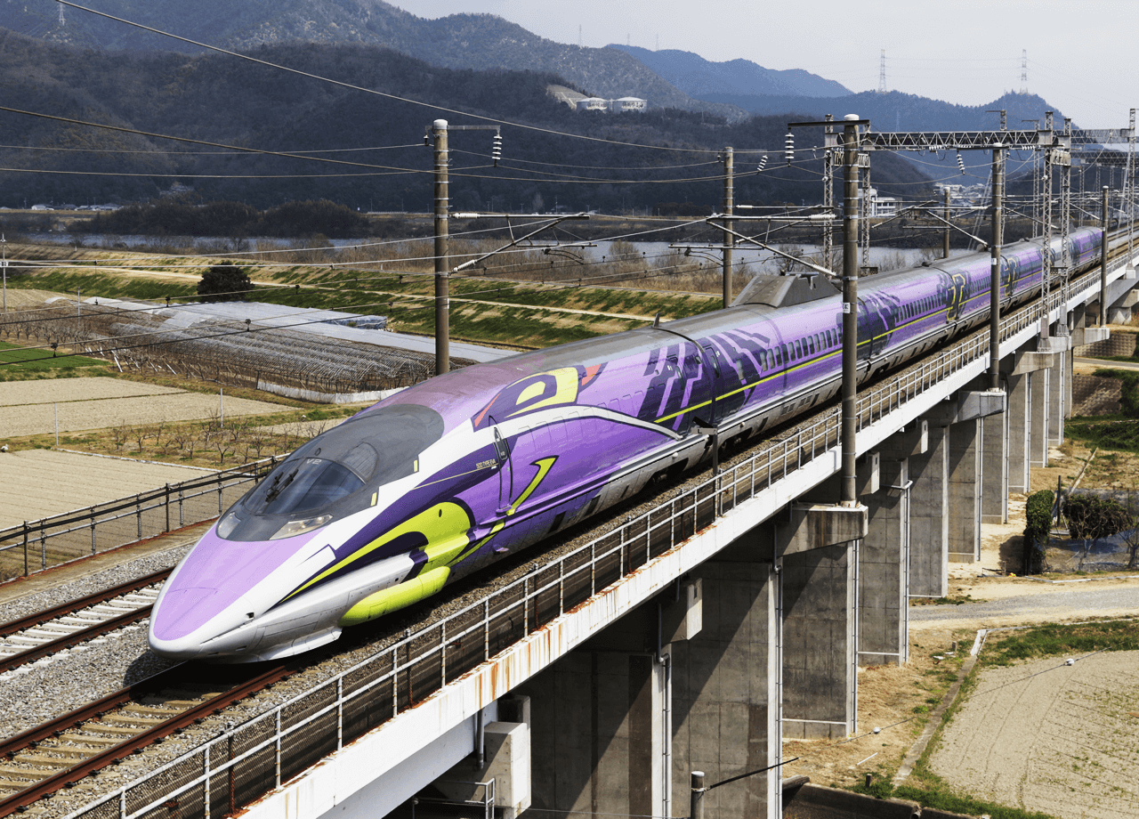 Der Evangelion-Shinkansen.
