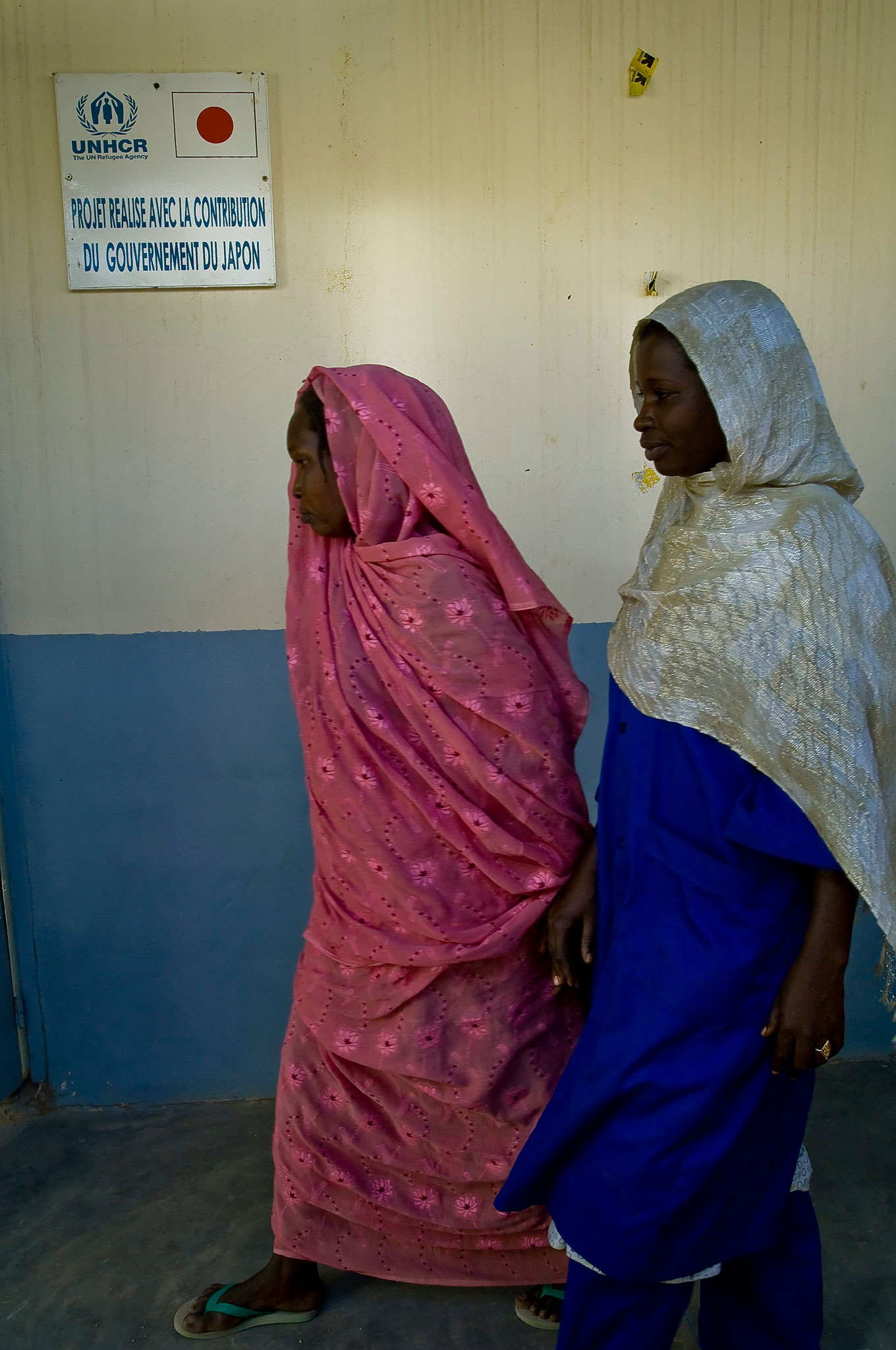 Ein von Japan bezahl­tes UNHCR-Pro­jekt im Tschad.