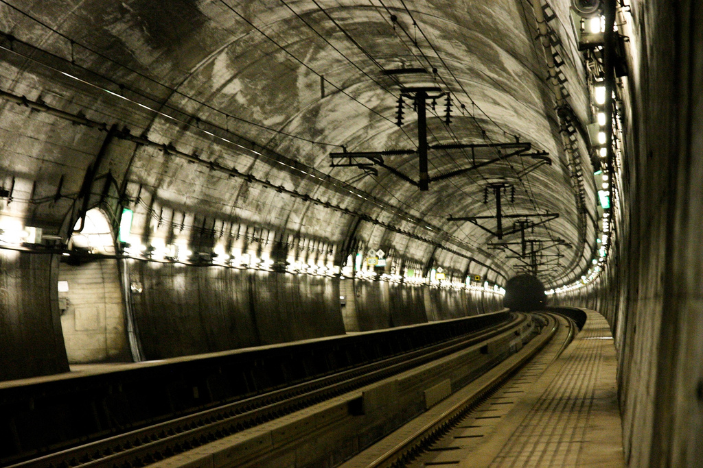 Unter dem Meer: Der Seikan-Tunnel.