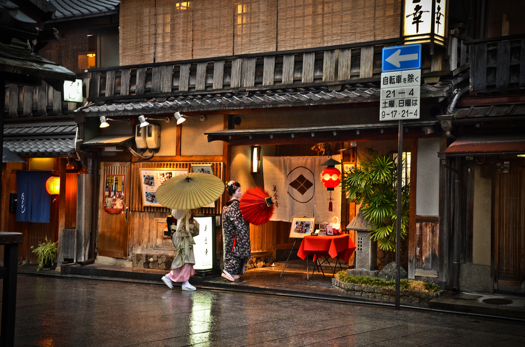In Kyoto.