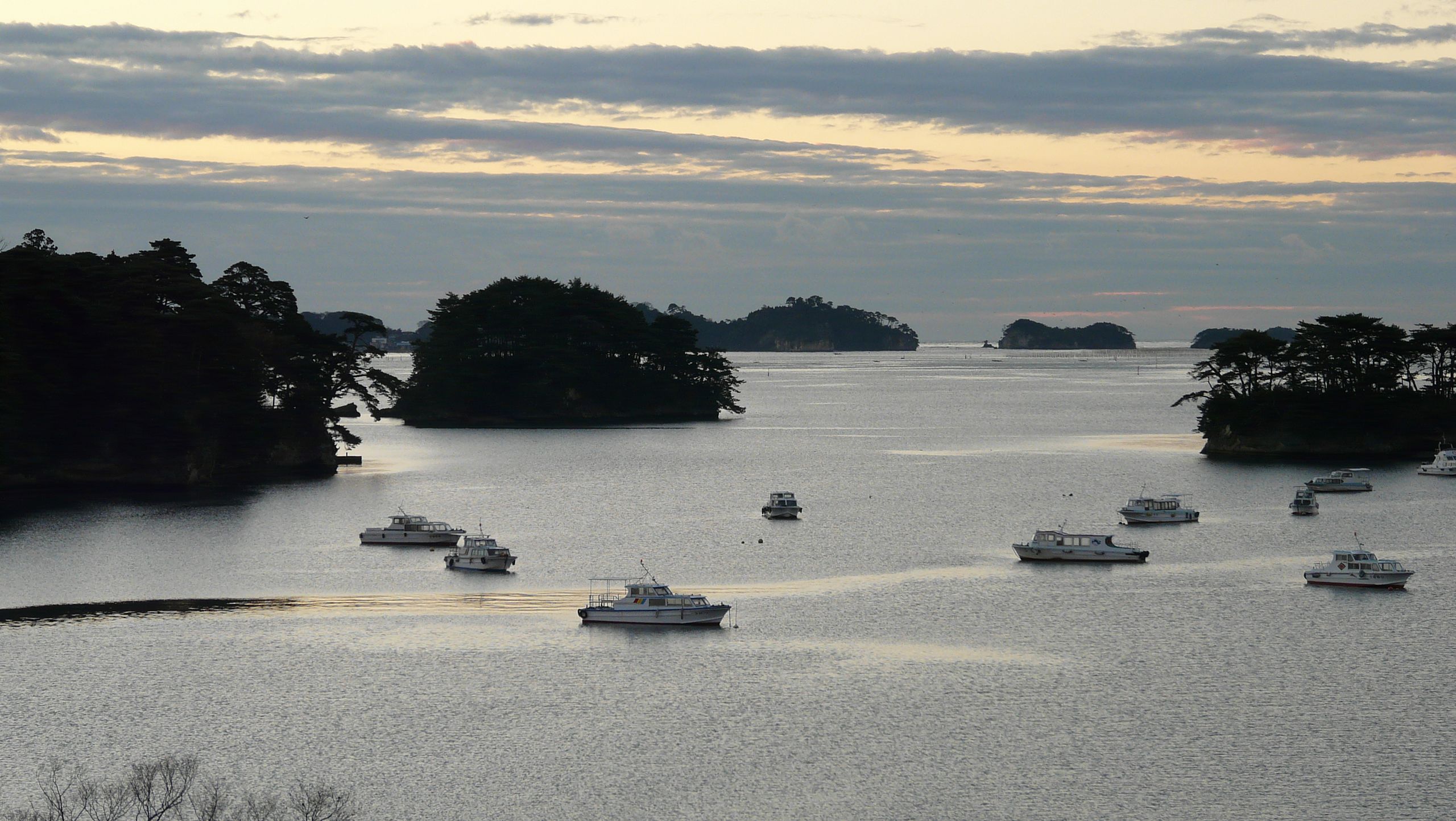 Die Kieferninseln von Matsushima.