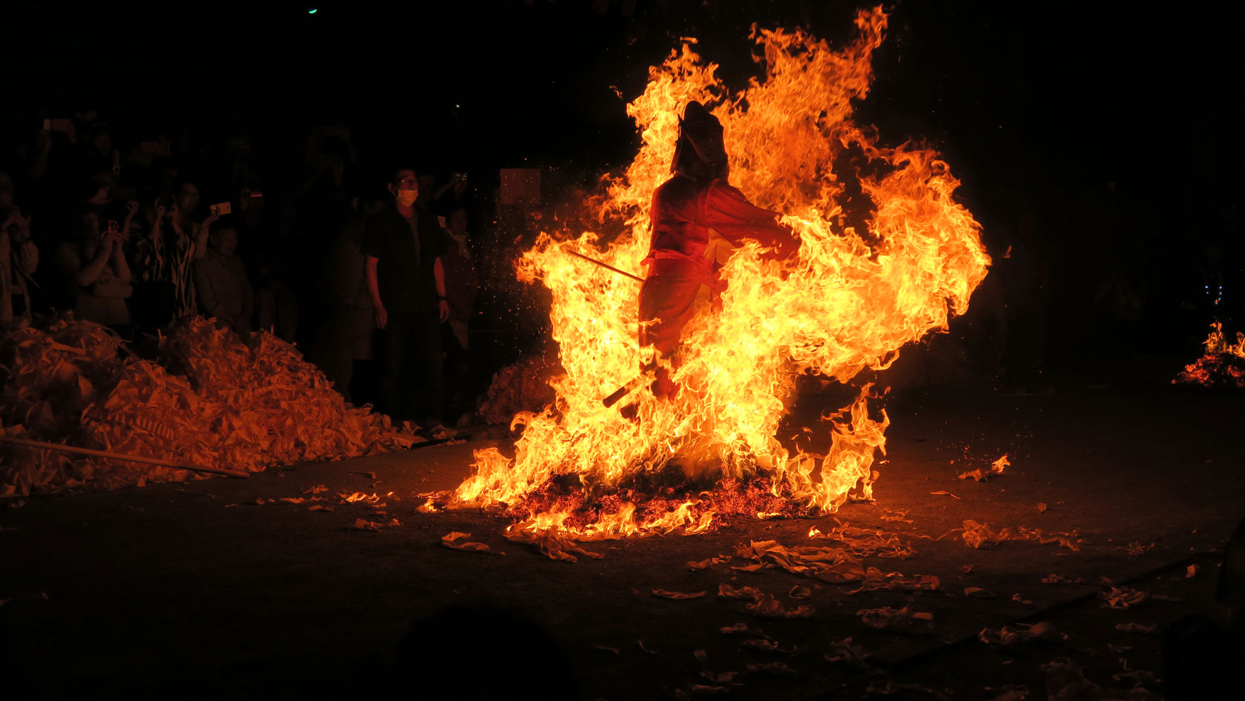 Das Feuerfestival findet jeweils im Juli statt.