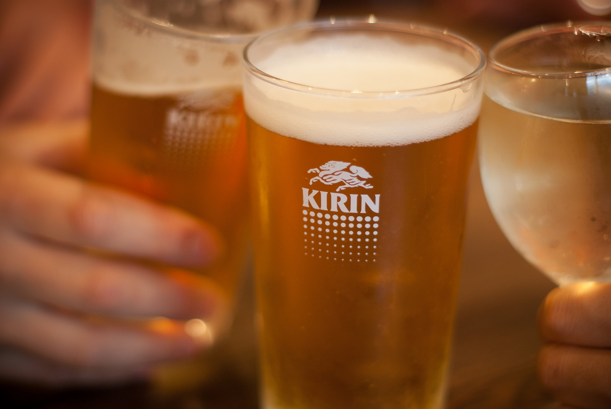 Bier in Japan.
