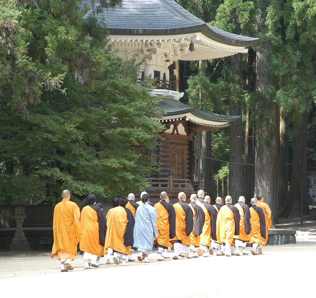 Mönche auf dem Kōyasan.