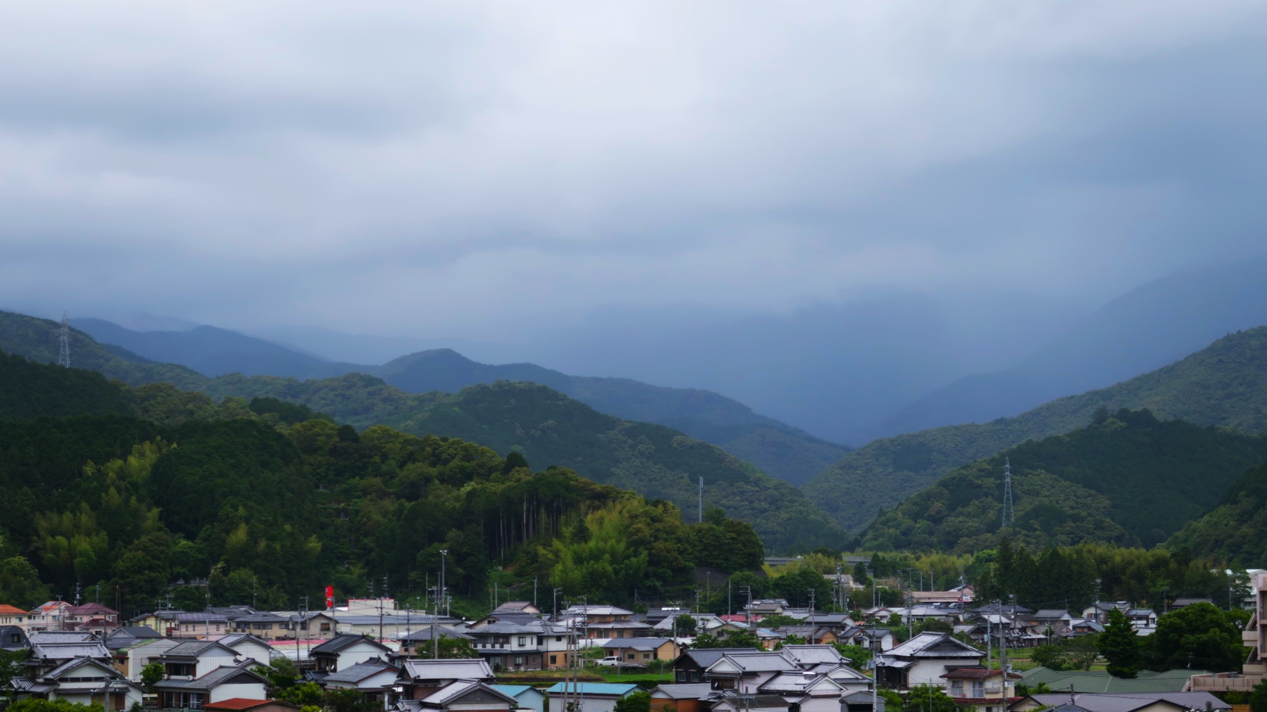 Ein Regentag in Shikoku.