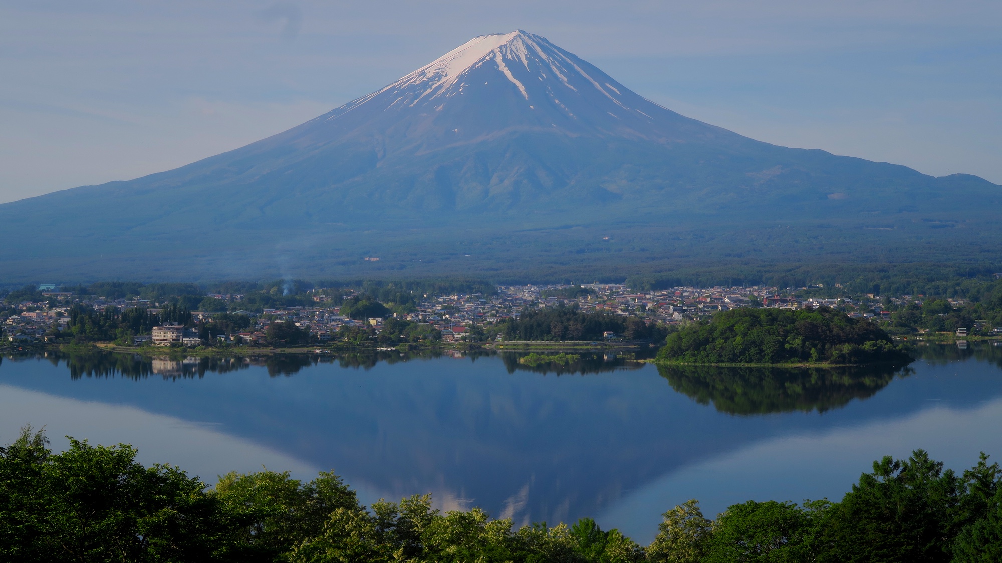 Ein japanisches Wahrzeichen: Der Fuji.