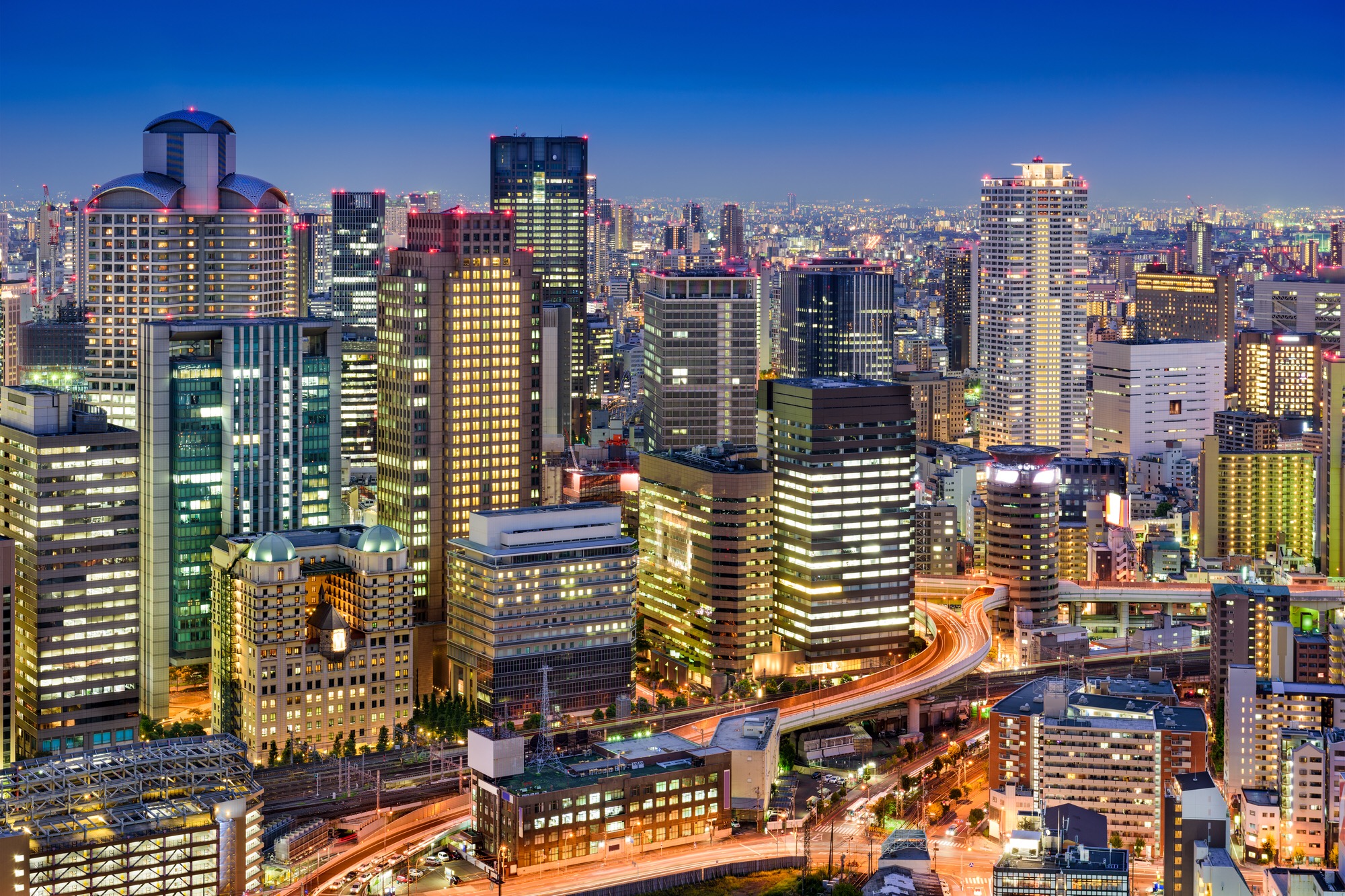Die Metropole Osaka.