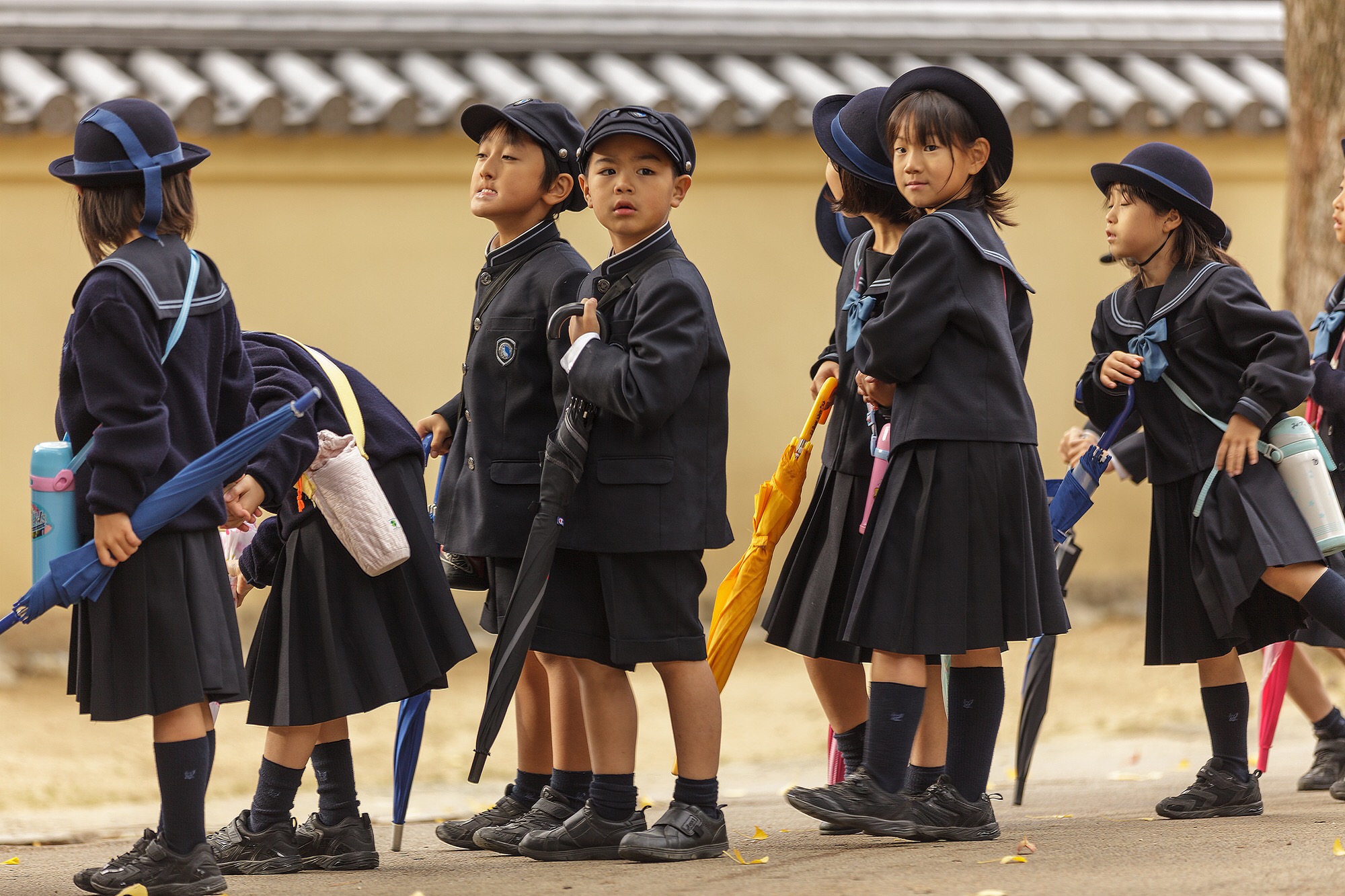 Grundschüler in Japan.