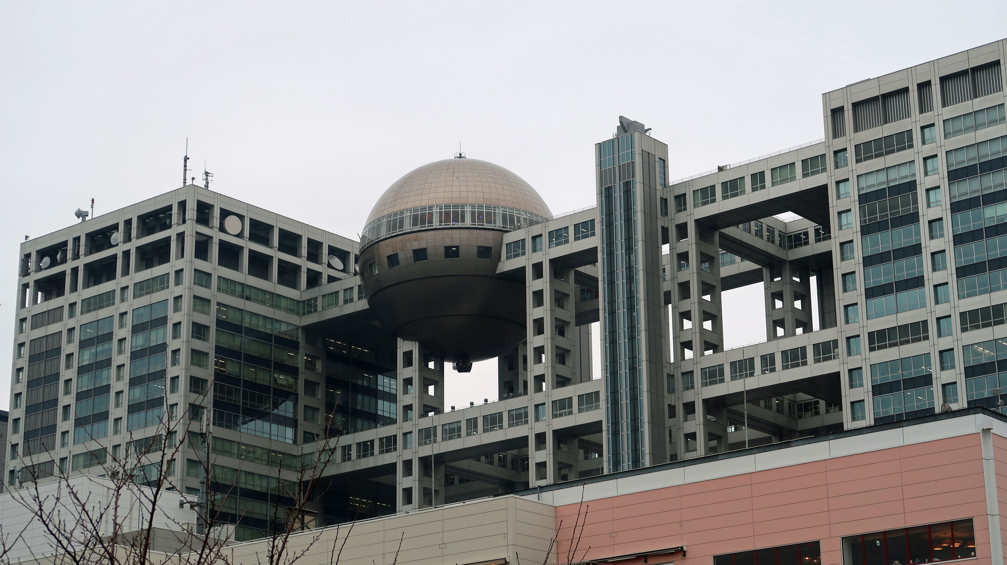 Der Hauptsitz von Fuji TV.