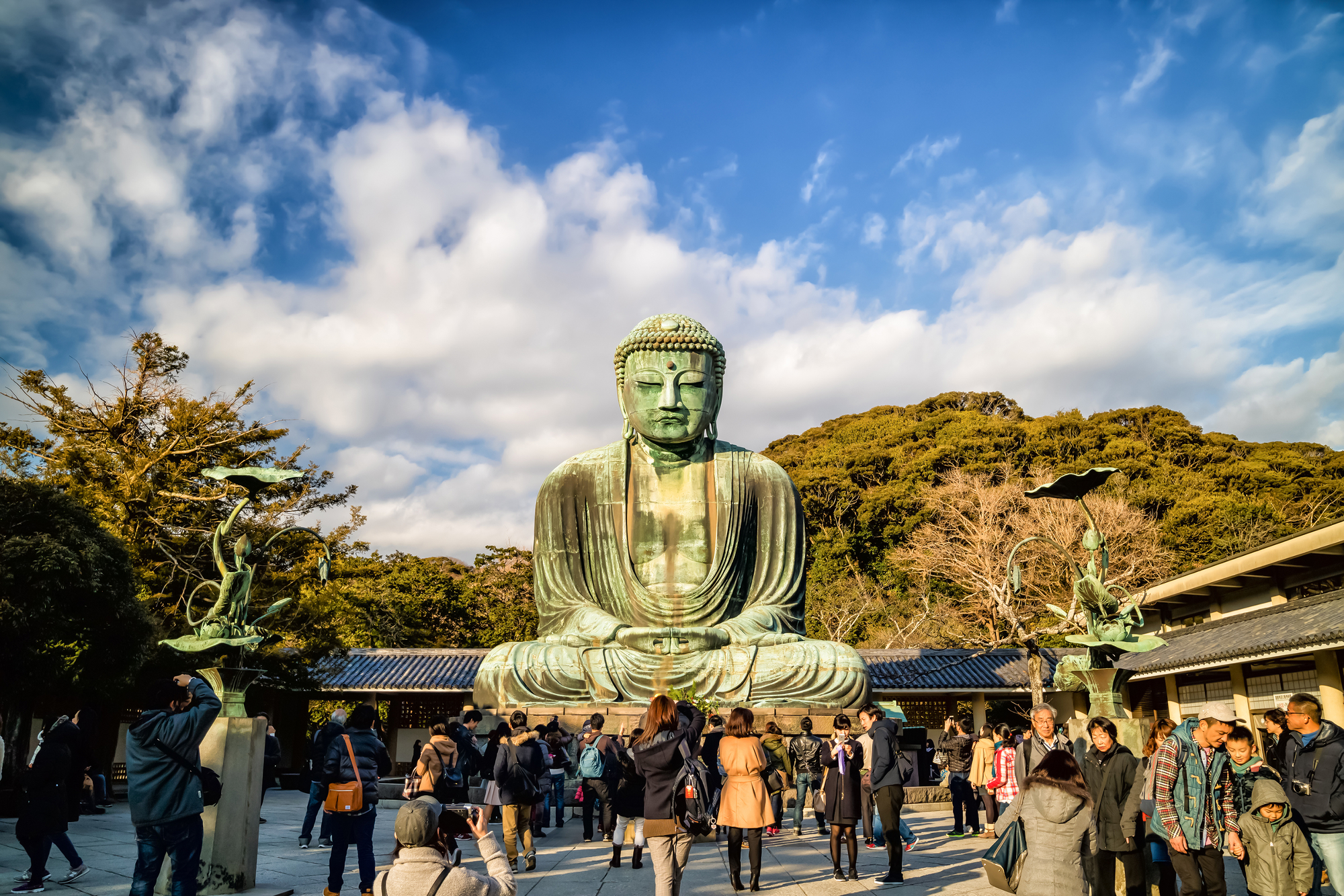 Der grosse Buddha in Kamakura.