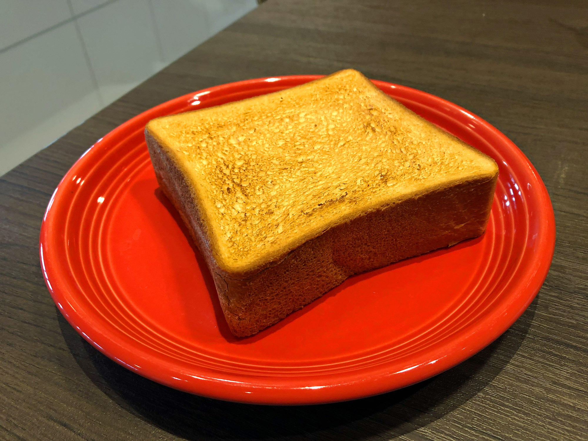 Ein Klassiker in Japan: Eine dicke Scheibe Toast.